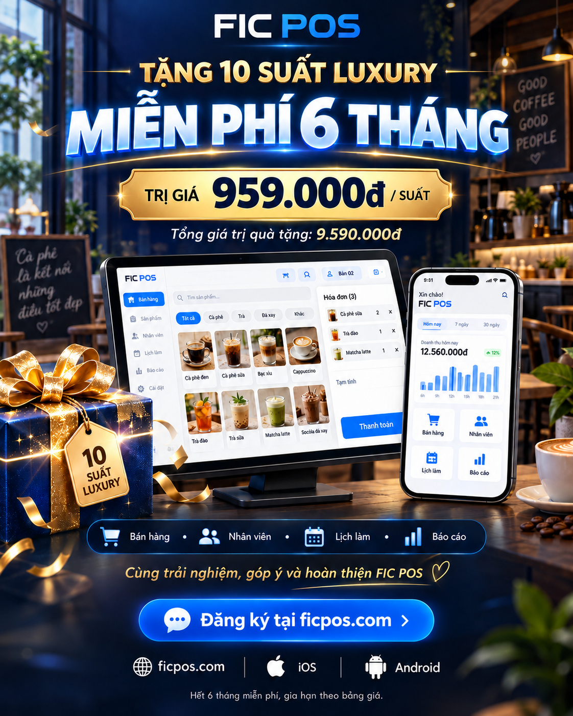 Tặng 10 suất miễn phí luxury